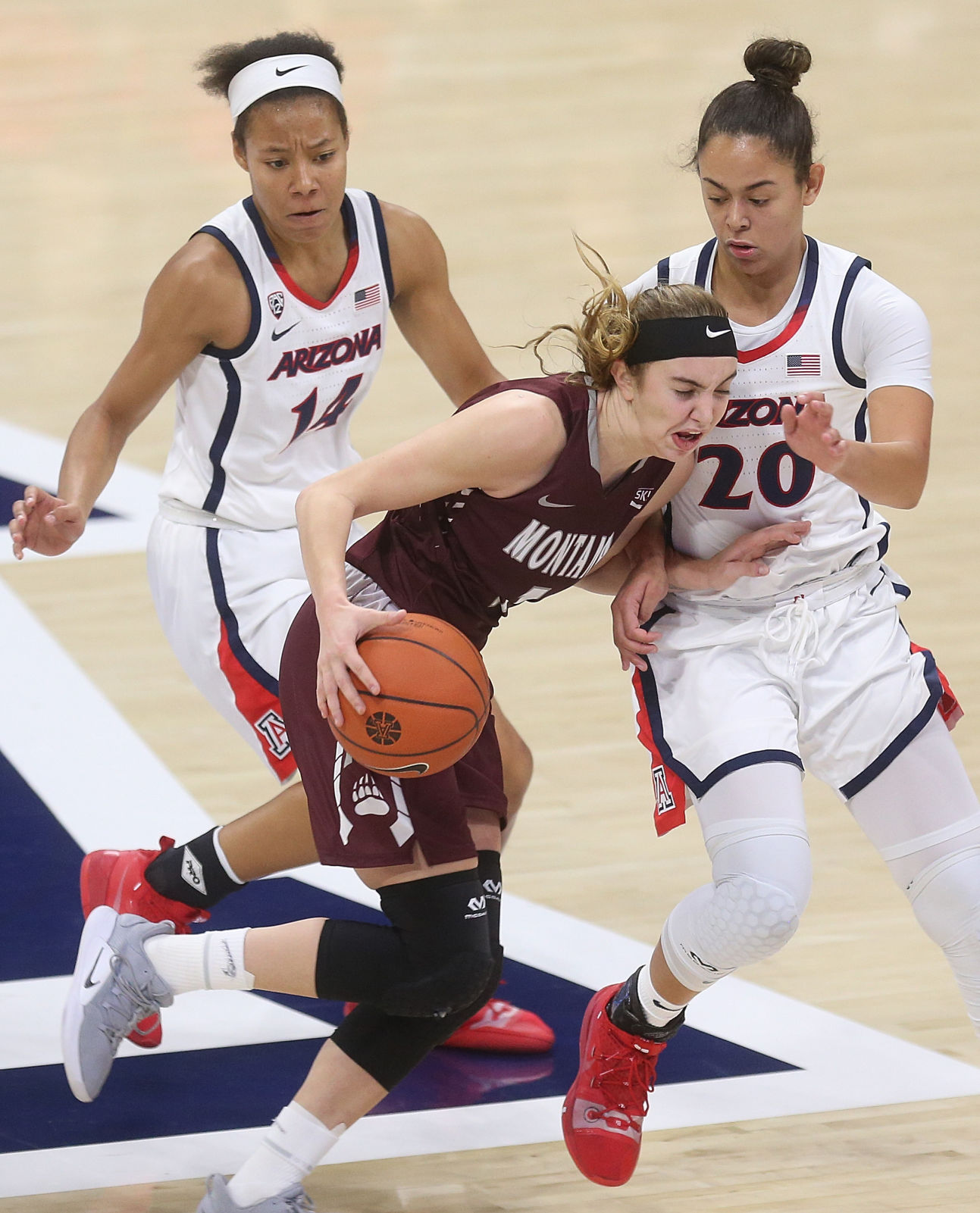 Arizona Wildcats 100, Montana Grizzlies 51